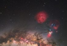 Maunakea üzerinde Samanyolu