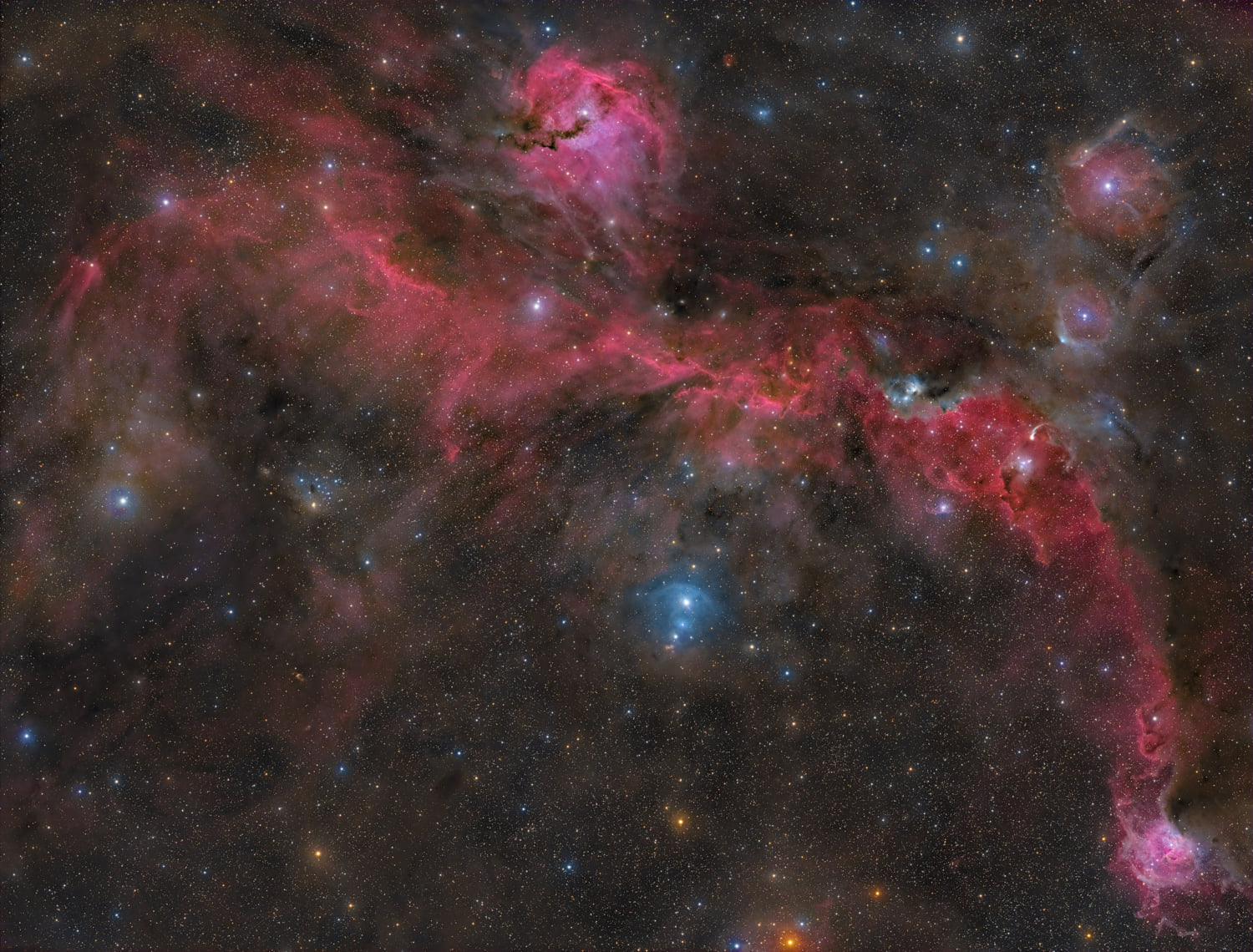 Günün Astronomi Görseli 26 Haziran 2025 | Uzaydan Haberler Martı Nebulası | Uzaydan Haberler