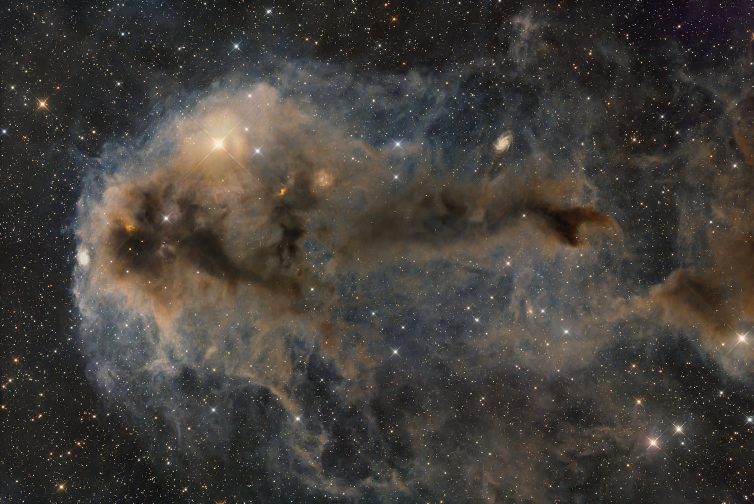 Günün Astronomi Görseli 10 Temmuz 2025 | Uzaydan Haberler Lynds Karanlık Nebula 1251 | Uzaydan Haberler