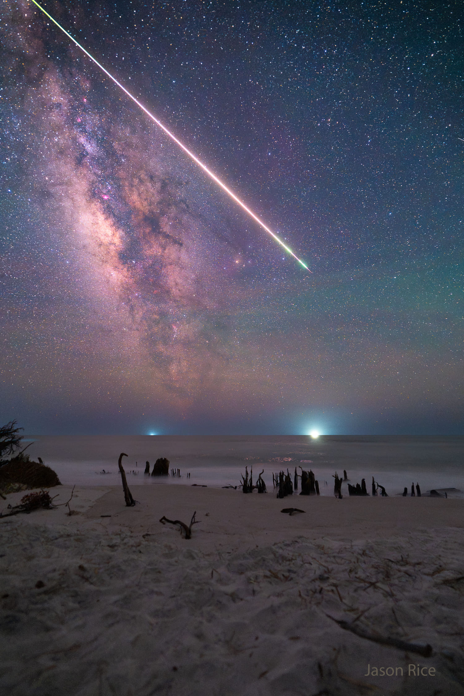 Günün Astronomi Görseli 23 Temmuz 2025 | Uzaydan Haberler Cape San Blas Üzerinde Ateş Topu | Uzaydan Haberler