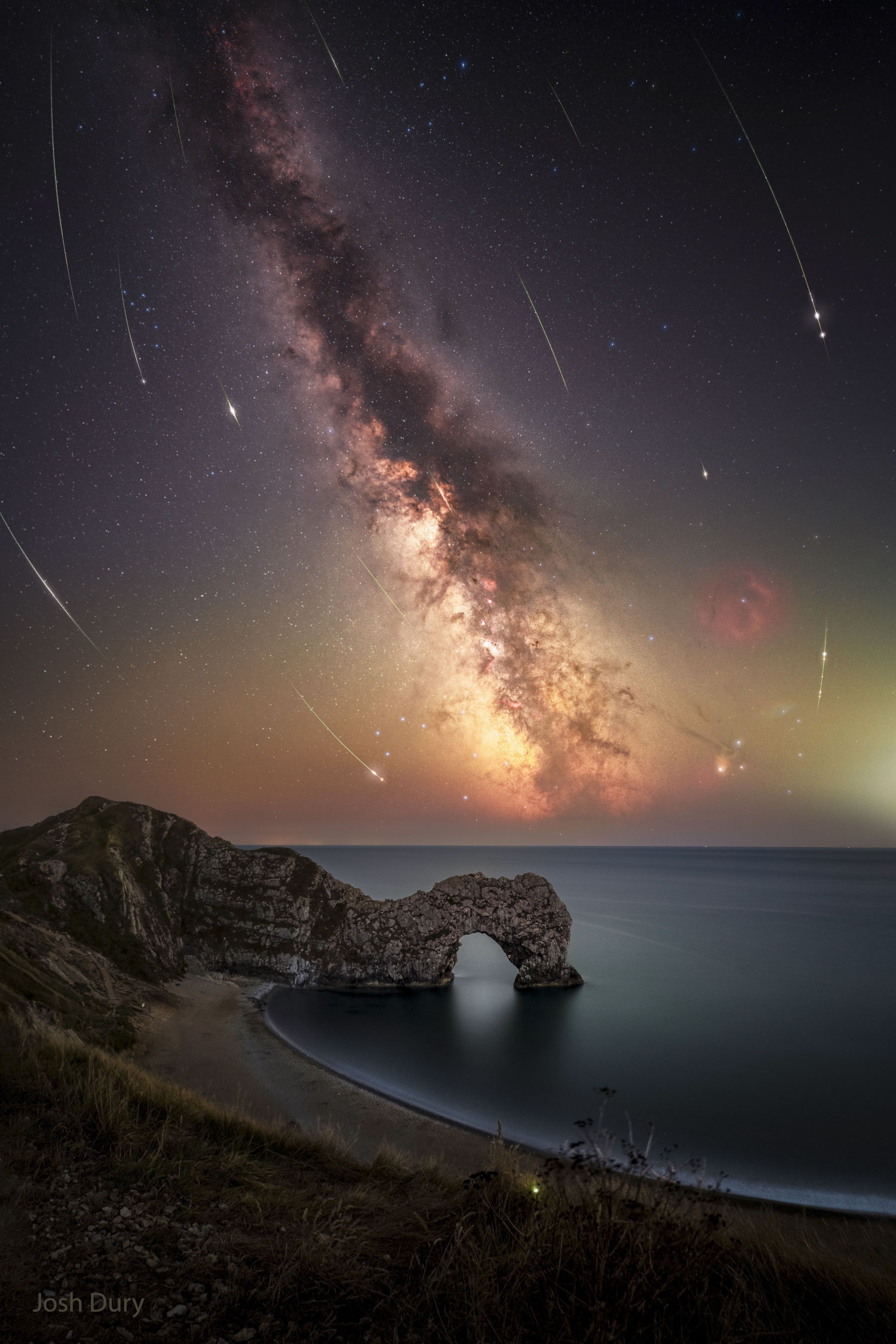 Durdle Door'dan Perseid Meteorları | Uzaydan Haberler