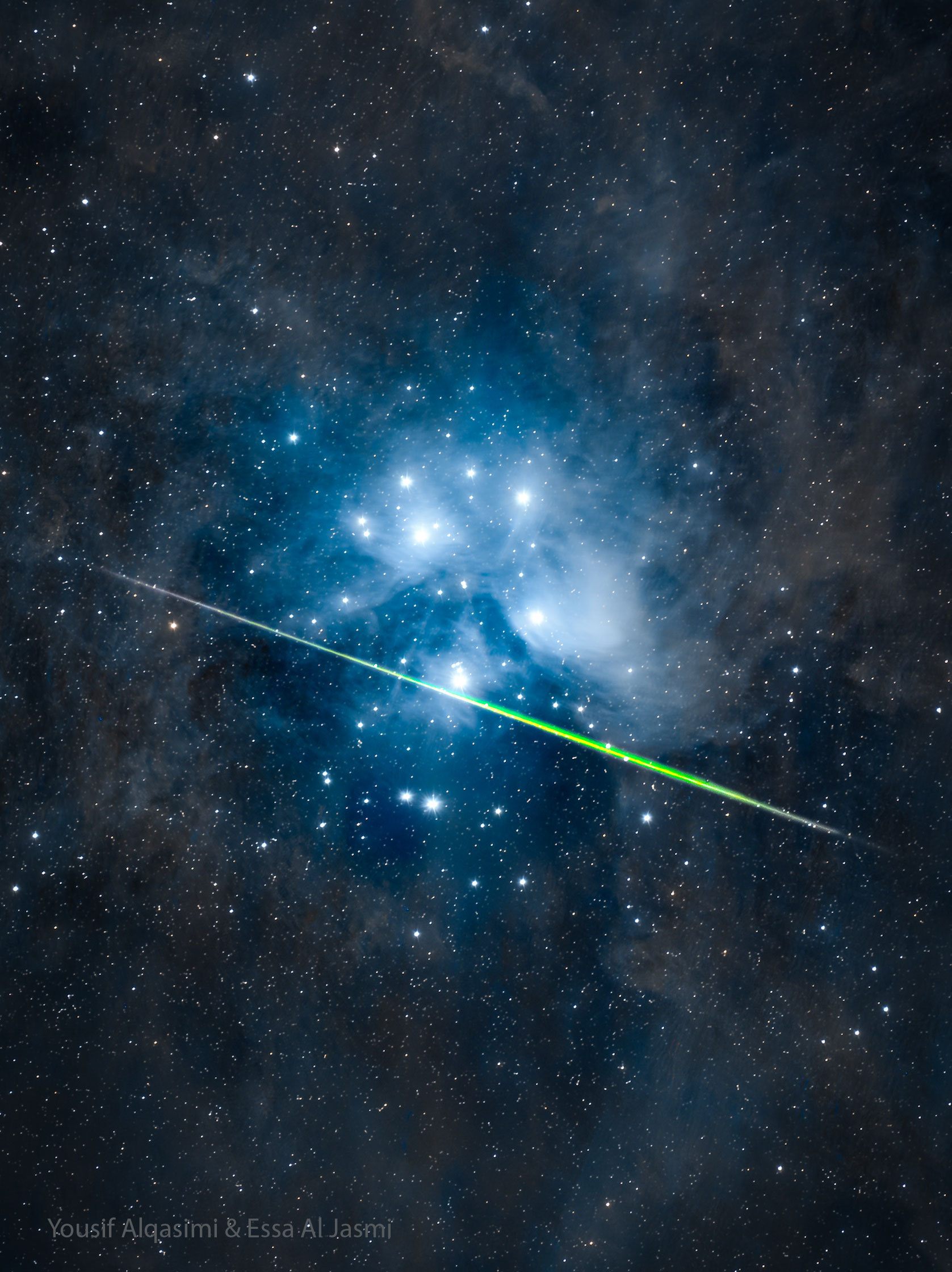 Günün Astronomi Görseli 25 Ağustos 2025 | Uzaydan Haberler Meteor ve Yıldız Kümesi | Uzaydan Haberler