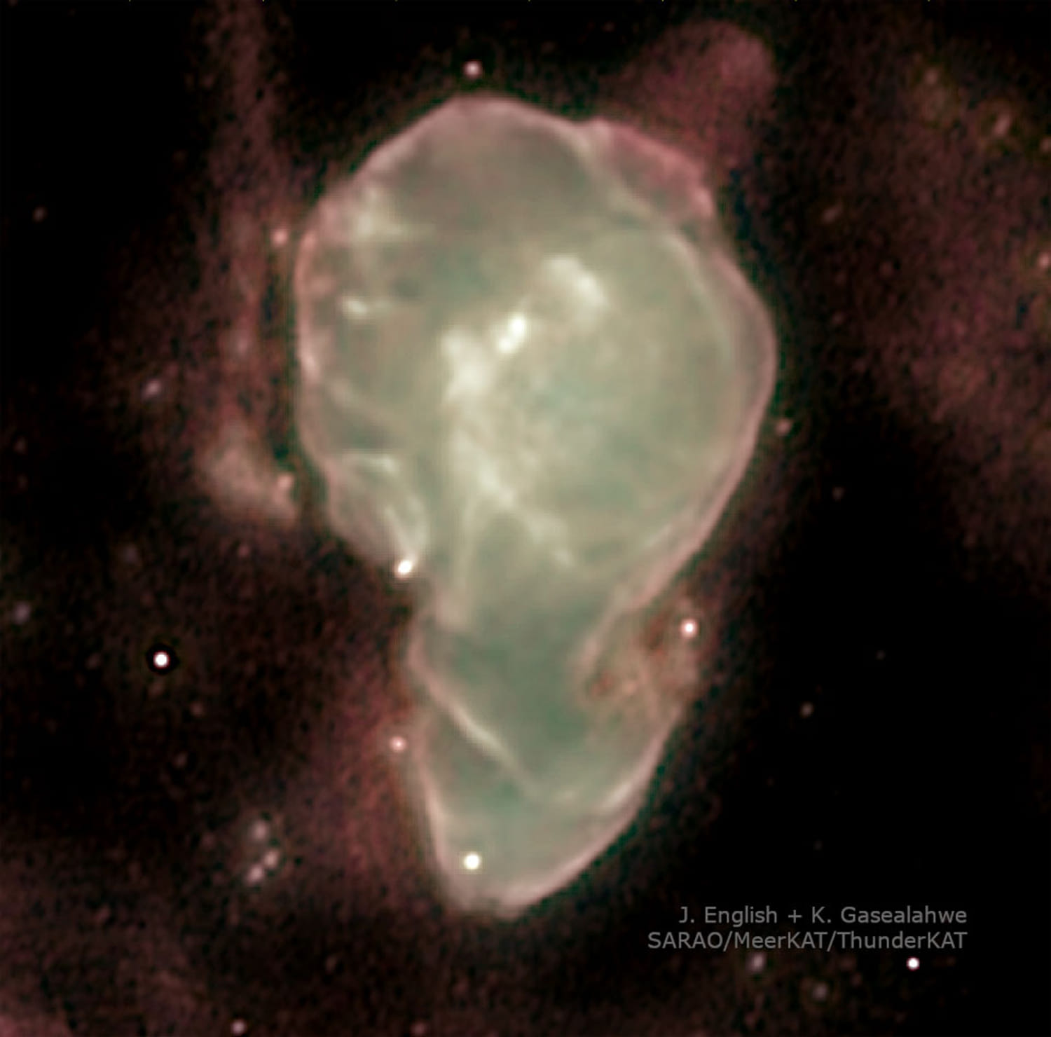 Günün Astronomi Görseli 3 Eylül 2025 | Uzaydan Haberler Cir X-1: Afrika Nebulası'ndaki jetler | Uzaydan Haberler