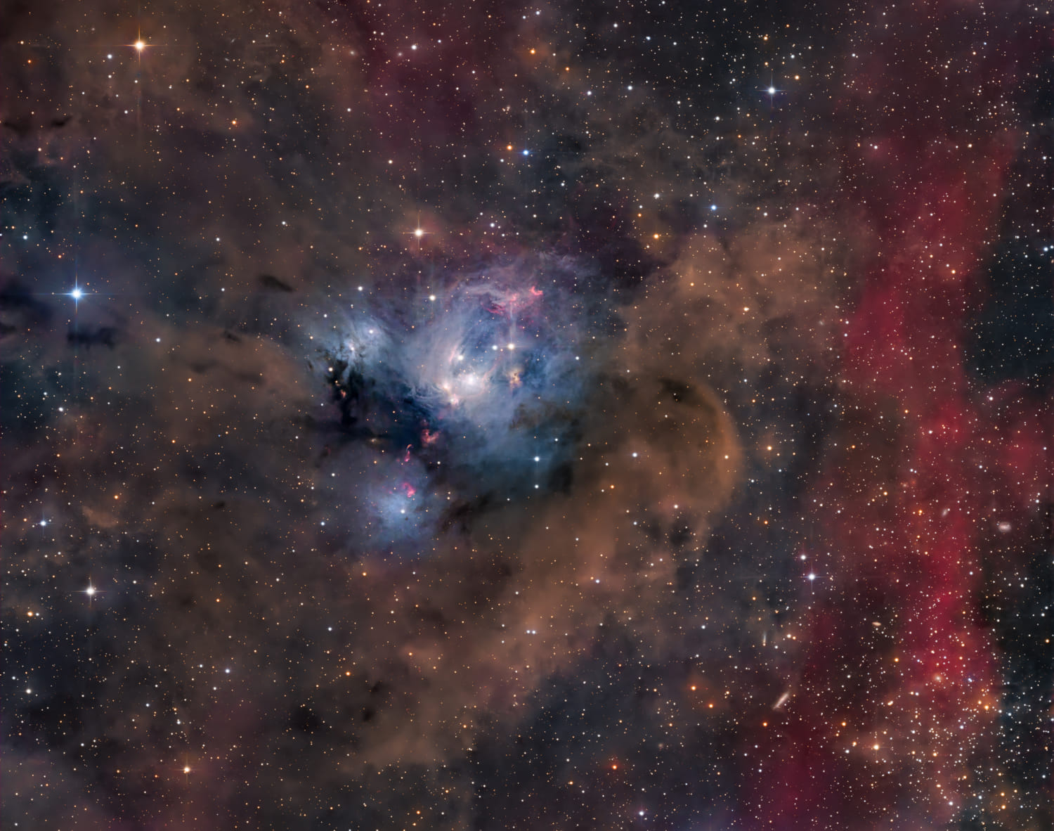Günün Astronomi Görseli 16 Ekim 2025 | Uzaydan Haberler NGC 7129'un Genç Güneşleri | Uzaydan Haberler