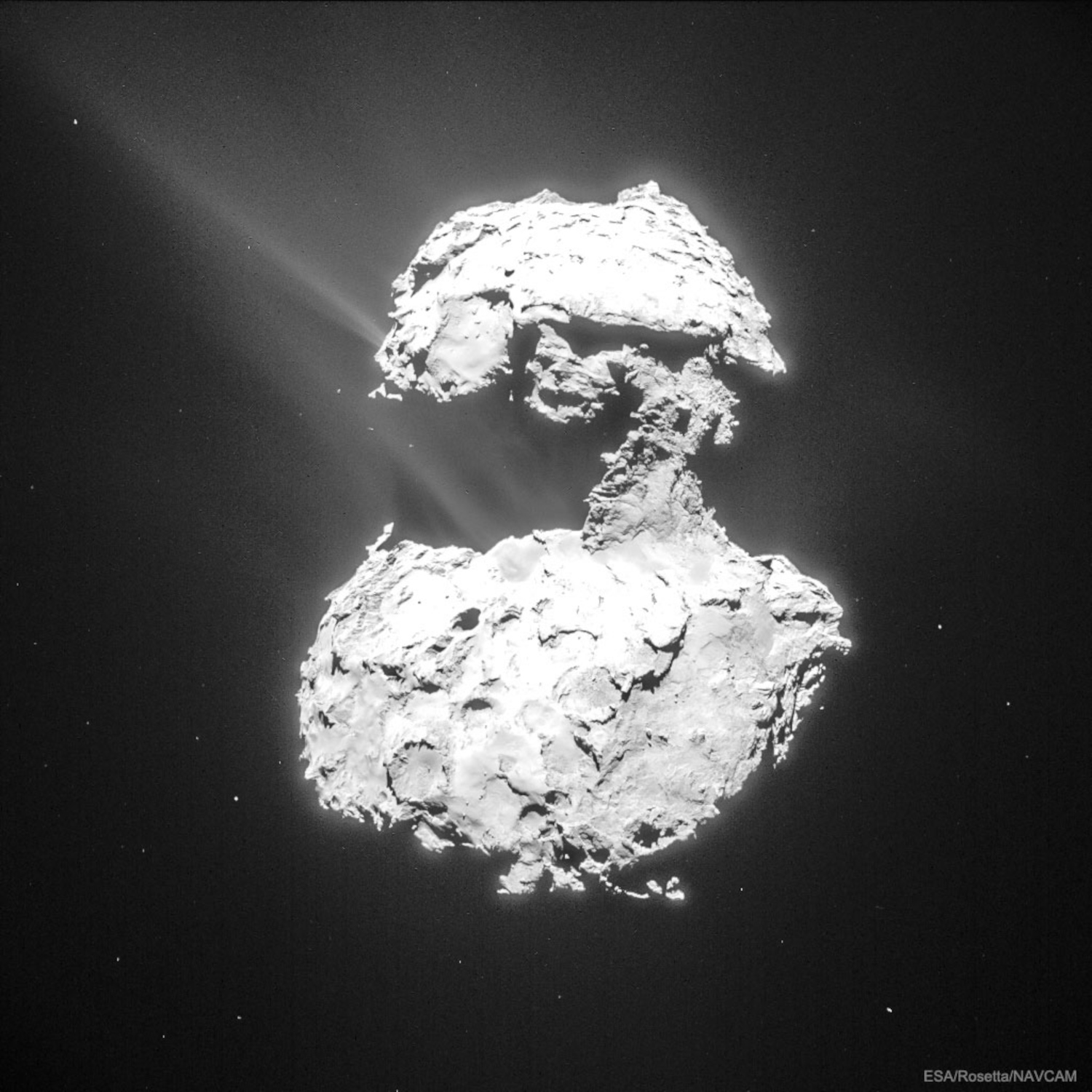 Günün Astronomi Görseli 19 Ekim 2025 | Uzaydan Haberler Churyumov-Gerasimenko Kuyruklu Yıldızı Kuyruğunu Oluşturuyor | Uzaydan Haberler