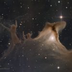 Hayalet Nebulası’nın Toz Şekilleri Hayalet Nebulası'nın Toz Şekilleri