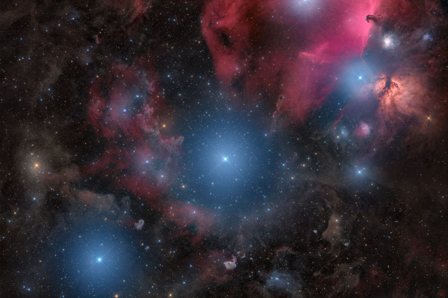 Günün Astronomi Görseli 20 Kasım 2025 | Uzaydan Haberler Alnitak, Alnilam, Mintaka | Uzaydan Haberler