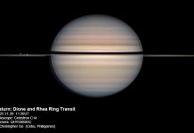 Dione ve Rhea Halka Geçişi Dione ve Rhea Halka Geçişi