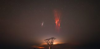 Avustralya üzerinde Andromeda ve Periler Avustralya üzerinde Andromeda ve Periler