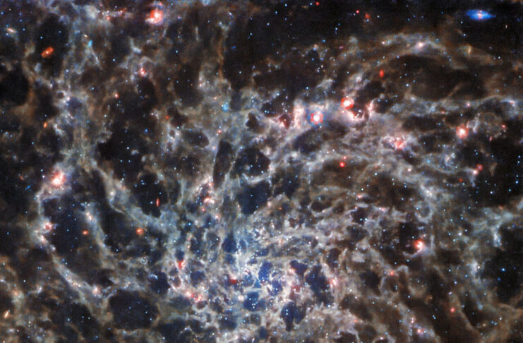 Webb ve Hubble: IC 5332 Webb ve Hubble: IC 5332