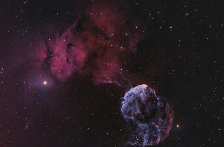 Sharpless 249 ve Denizanası Nebulası Sharpless 249 ve Denizanası Nebulası