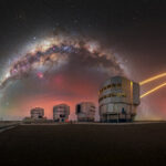 Paranal Gözlemevi Üzerinde Parlayan Gökyüzü Paranal Gözlemevi Üzerinde Parlayan Gökyüzü