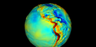Dünya’nın Kütle Çekimi Haritası Dünya'nın Kütle Çekimi Haritası