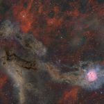 Koza Nebulası Geniş Alan Görünümü Koza Nebulası Geniş Alan Görünümü