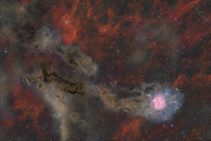 Koza Nebulası Geniş Alan Görünümü Koza Nebulası Geniş Alan Görünümü